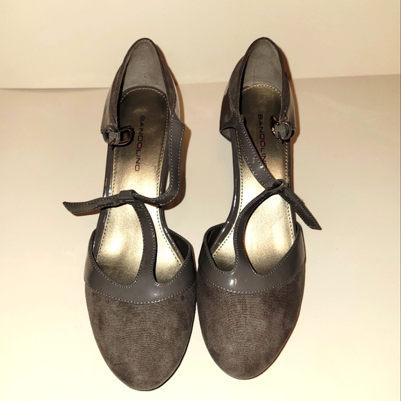 Bandolino gray heels size 8.5 m - Picture 1 of 12